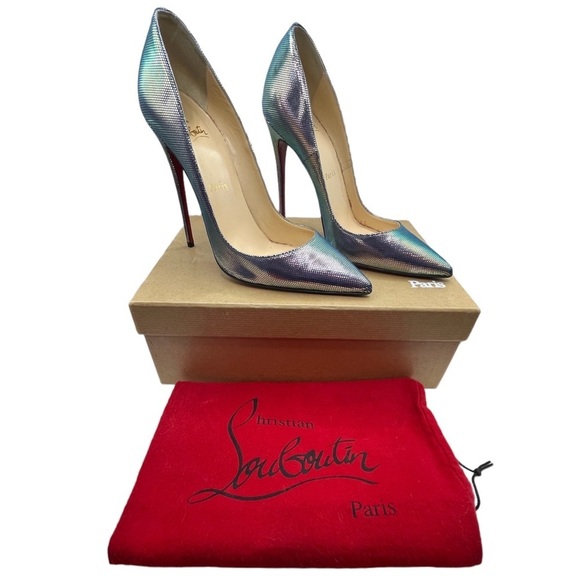 CHRISTIAN LOUBOUTIN So Kate 120 Pumps – Tissu Scarabe Digitale – Size EU 38 US 8 - Picture 2 of 14